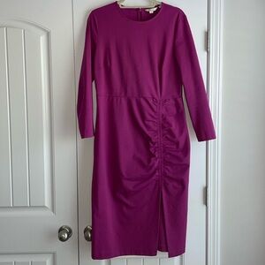 Boden Side Ruched Shift Dress